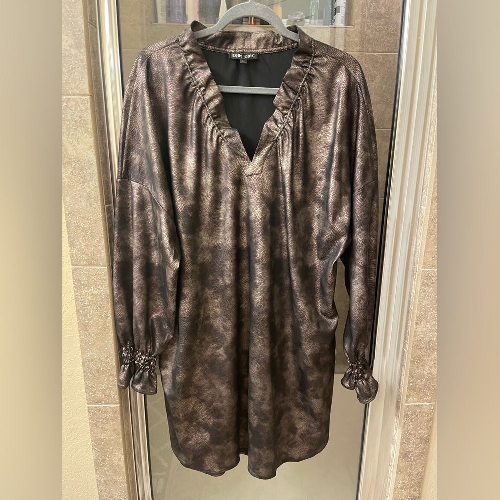 BoHo Chic Women’s L Boutique Dress w/pockets Never Worn perfect for a holiday’s